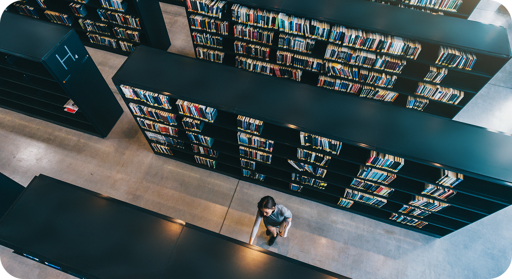 Library stock photo